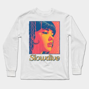 Slowdive • • • 1990s Retro Aesthetic Design Long Sleeve T-Shirt